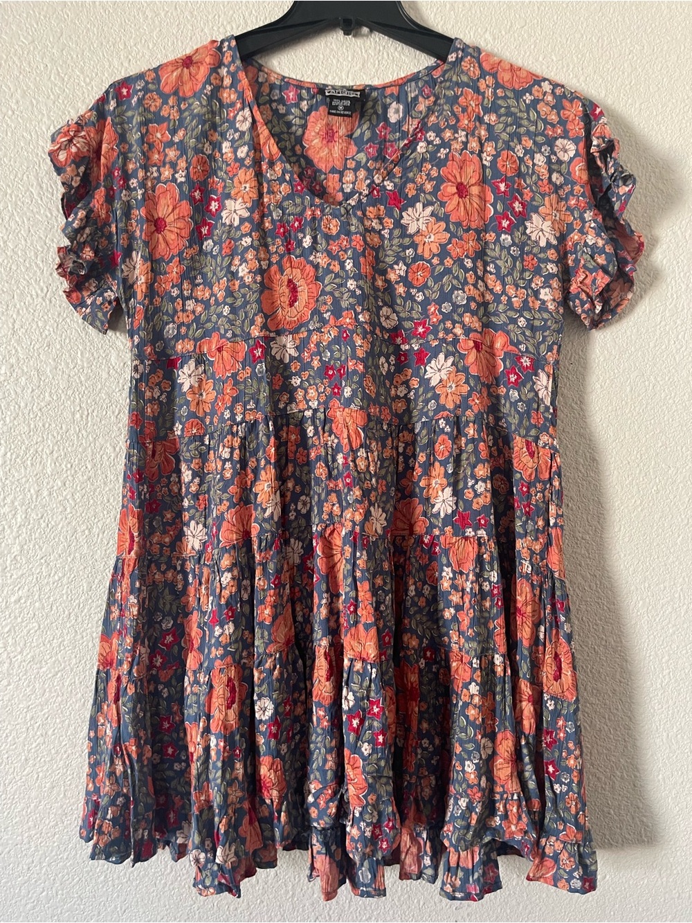 Angie floral navy dress